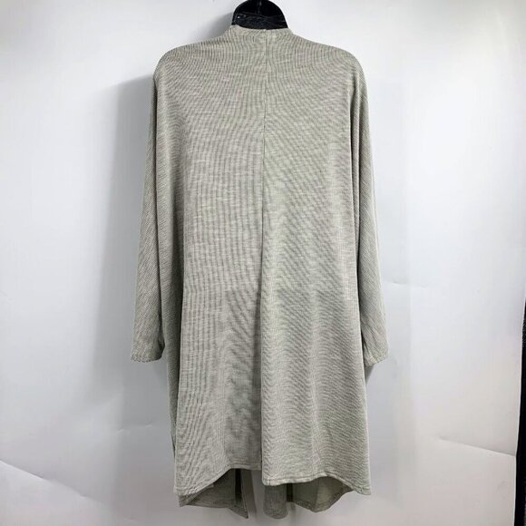 Donni Women's Sandwash Ribbed Cardigan Tight-Knit Duster One‎ SIze NWT - Picture 2 of 14